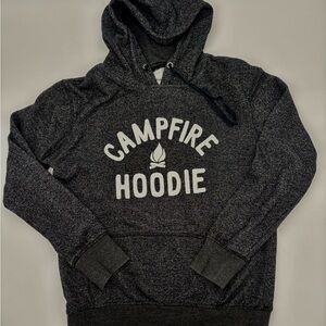 J. America Campfire Hoodie Women's Charcoal Sweatshirt